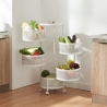 Carrello portafrutta portavivande 5 cestelli girevoli con ruote Rodin XL Catalogo