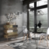 Lampadario a sospensione moderno in metallo nero intrecciato con cavo regolabile Ø50 Spider Vendita