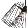 Lampadario a sospensione moderno in metallo nero intrecciato con cavo regolabile Ø50 Spider Offerta