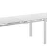 Tavolo allungabile in vetro 83x120-350 per sala da pranzo cucina Far Sconti