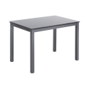 Tavolo da cucina con piano in vetro allungabile 76x110-170cm Cleve Offerta