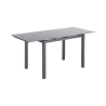Tavolo da cucina con piano in vetro allungabile 76x110-170cm Cleve Vendita