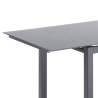 Tavolo da cucina con piano in vetro allungabile 76x110-170cm Cleve Saldi