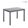 Tavolo da cucina con piano in vetro allungabile 76x110-170cm Cleve Promozione