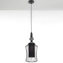Lampadario a sospensione moderno in metallo con cavo regolabile Ø29cm Venus A Offerta