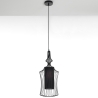Lampadario a sospensione moderno in metallo con cavo regolabile Ø29cm Venus A Offerta