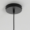 Lampadario a sospensione moderno in metallo con cavo regolabile Ø29cm Venus A Sconti