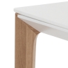 Tavolo allungabile da pranzo moderno 80x120-180cm bianco e legno Komodo Catalogo