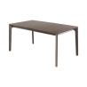 Tavolo allungabile da pranzo 90x160-240cm in legno noce scuro Komodo Wood Promozione