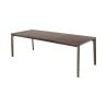 Tavolo allungabile da pranzo 90x160-240cm in legno noce scuro Komodo Wood Vendita