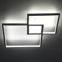 Plafoniera design moderno applique da parete geometrica a luce Led Rhos Modello
