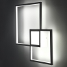 Plafoniera design moderno applique da parete geometrica a luce Led Rhos Misure