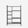 Carrello portafrutta cucina moderno con ruote 115x32x135cm Faris Deluxe Vendita