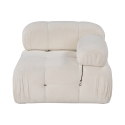 Modulo angolare destro per divano componibile in bouclè Bubble 1RB Offerta