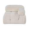 Modulo angolare destro per divano componibile in bouclè Bubble 1RB Offerta
