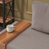Poltrona chaise longue moderna con vassoio integrato Fly Left 