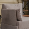 Poltrona chaise longue moderna con vassoio integrato Fly Left 