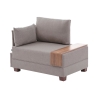 Poltrona chaise longue moderna con vassoio integrato Fly Left 