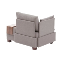 Poltrona chaise longue moderna con vassoio integrato Fly Left 