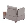 Poltrona chaise longue moderna con vassoio integrato Fly Left 