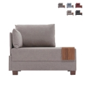 Poltrona chaise longue moderna con vassoio integrato Fly Left 