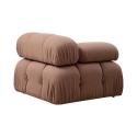 Modulo angolare sinistro per divano componibile in tessuto Bubble 1L Offerta