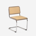 Sedia cantilever moderna viennese per cucina sala da pranzo Erys Modello