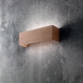 Applique lampada da parete LED rettangolare moderna in legno Badia-P Promozione