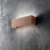 Applique lampada da parete LED rettangolare moderna in legno Badia-P Promozione
