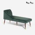 Dormeuse vintage chaise longue sinistra classica in velluto Agos Promozione
