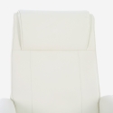 Poltrona relax massaggiante e riscaldante ergonomica con poggiapiedi Myron Modello