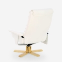 Poltrona relax massaggiante e riscaldante ergonomica con poggiapiedi Myron Catalogo