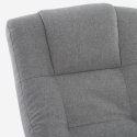 Poltrona relax ergonomica massaggiante e riscaldante con poggiapiedi Nairo Saldi