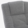 Poltrona relax ergonomica massaggiante e riscaldante con poggiapiedi Nairo Saldi