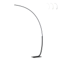 Lampada da terra ad arco con LED in metallo H160cm Keep Promozione