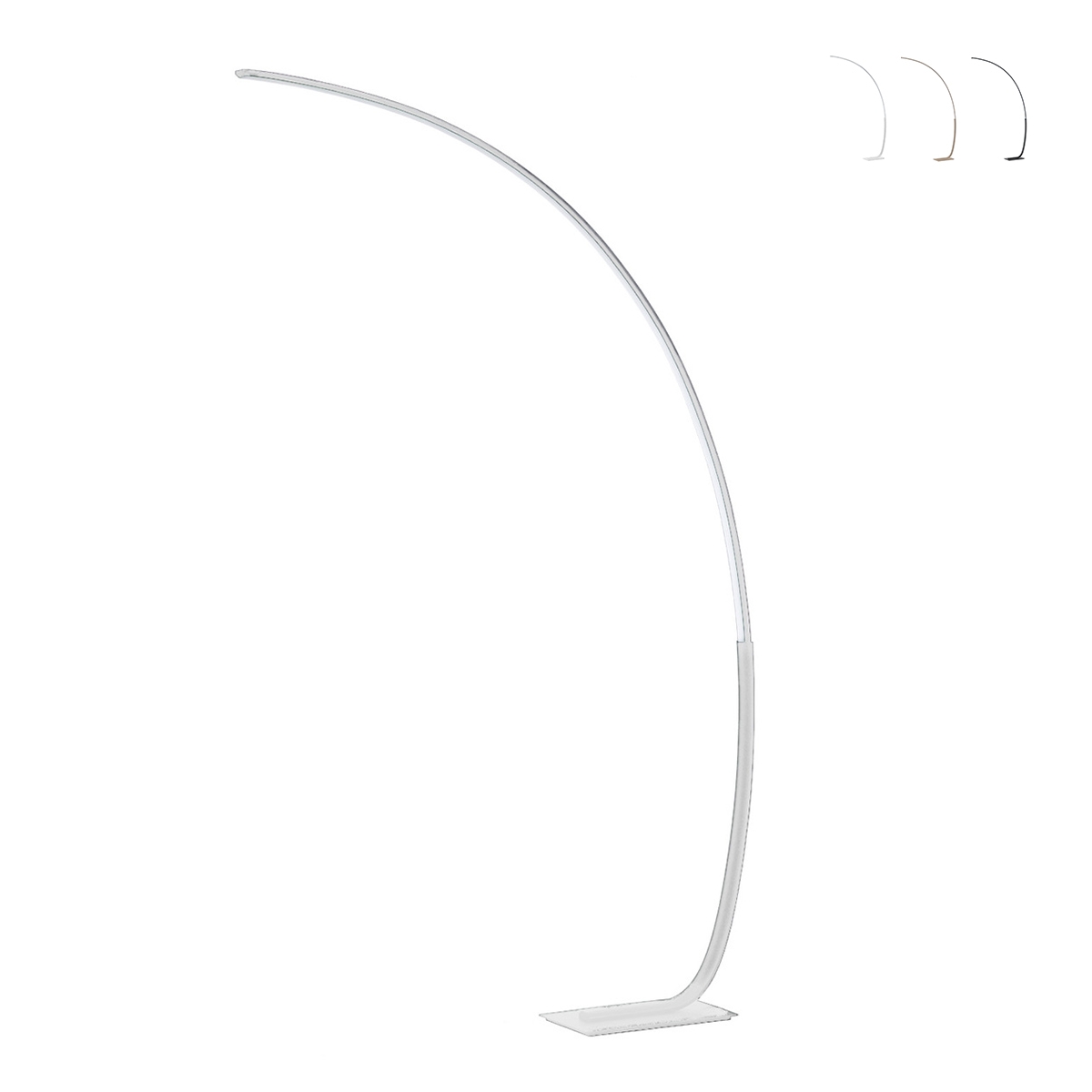 Lampada da terra ad arco con LED in metallo H160cm Keep Saldi Lampada da terra ad arco con LED in metallo H160cm Keep Saldi