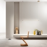 Lampada a sospensione con barra a LED in metallo 120cm Genius L Saldi