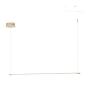 Lampada a sospensione con barra a LED in metallo 120cm Genius L Offerta