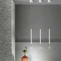 Lampada a sospensione con LED in metallo verniciato Tubic Vendita