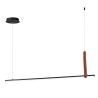 Lampada a sospensione a LED 120cm in metallo nero Regoli S Promozione