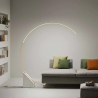 Lampada da terra ad arco con LED H204cm in metallo Rune M Offerta