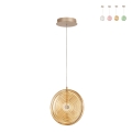 Lampada a sospensione a LED Ø30cm con vetro decorato Jokey S Promozione