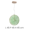 Lampada a sospensione a LED Ø45cm in vetro e metallo Jokey L Acquisto