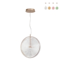Lampada a sospensione a LED Ø45cm in vetro e metallo Jokey L Offerta