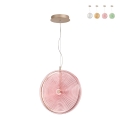 Lampada a sospensione a LED Ø45cm in vetro e metallo Jokey L Promozione