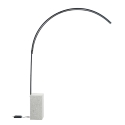 Lampada da terra ad arco in metallo con LED H215cm Biblio M Offerta