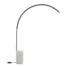Lampada da terra ad arco in metallo con LED H215cm Biblio M Offerta