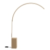 Lampada da terra ad arco in metallo con LED H215cm Biblio Sconti