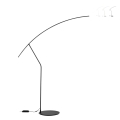 Lampada da terra con LED dimmerabile H202cm in metallo Folaga Promozione