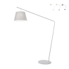 Lampada da terra con paralume in tessuto H190cm Velvet Vendita